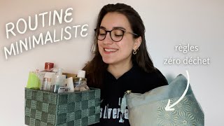 Ma routine SKINCARE minimaliste  règles zéro déchet produits naturels et bio [upl. by Adham]