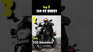 Top 5 Best 250cc Bikes in India 2023 [upl. by Elinnet586]