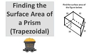 Finding the Surface Area of a Prism Trapezoidal [upl. by Hashimoto]