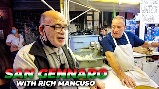 Feast of San Gennaro with Rich Mancuso and Visit to Steves Sausage Stall [upl. by Nossila]