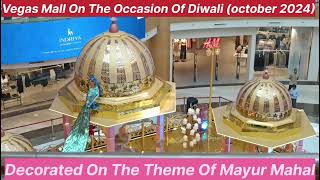 Vegas mall on the occasion of diwali वेगास मॉल दिवाली के अवसर परExploringEarthWithPK [upl. by Htieh]