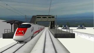 Railsim 前面展望 秋田新幹線こまちE3系 秋田～新花巻 盛岡連結・PVあり [upl. by Neyugn973]