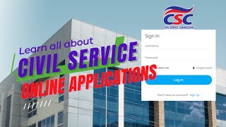 HOW TO APPLY ONLINE CIVIL SERVICE APPLICATION SYSTEM [upl. by Llechtim]