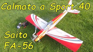 Quick Flight  Kyosho Calmato Alpha Sport 40 with a Saito FA56 at Chester le Street Airfield [upl. by Koby]