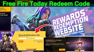 New Redeem Code Website Free Fire  Free Fire Today Redeem Code [upl. by Schwerin958]