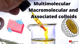 Multimolecular Macromolecular and Associated Colloids [upl. by Normalie]