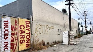 Biking Around East LA’s Most Dangerous Streets amp Alleys amp Saw This😳‼️ [upl. by Ennailuj]