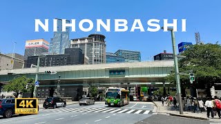 4K NIHONBASHI in Tokyo 💛 Walking Tour  日本橋 コレド室町 コレド日本橋 散歩 [upl. by Tacye]