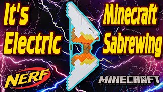 Honest Review NERF Minecraft Sabrewing Bow THIS HAS FLYWHEELS [upl. by Spieler]