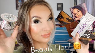 Haul Melt ABH Urban Decay Flower Knows HOS Natasha Deanna Buxom [upl. by Allerus]