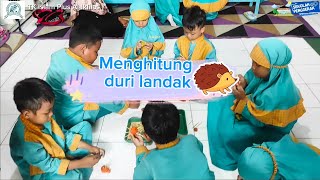 Menghitung duri landak dan membuat singa  TK Islam Plus AlIkhlas [upl. by Kemble604]