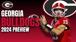 Georgia Bulldogs 2024 Preview  Full Depth Chart and Schedule Breakdowns [upl. by Drarrej]