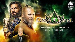 WWE Crown Jewel 2021 Roman Reigns vs Brock Lesnar [upl. by Erehs]