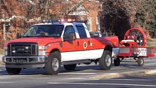 Milmont Fire Company Vent and Utility 49 Responding [upl. by Yddor]