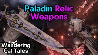 FFXIV  All Paladin Relic Weapons 64 [upl. by Bitthia]