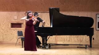 SaintSaëns Violin Concerto No 3 in B minor Isabelle Durrenberger [upl. by Hogle]