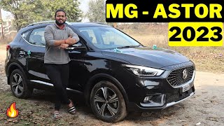 2023 MG Astor  ZS  185 Lakhs Me Itne Features 🔥 Review amp Details [upl. by Lilla130]