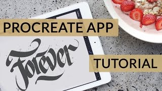 Procreate App Basics for iPad Pro and Apple Pencil [upl. by Major]