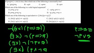 Propositional logic and set theory questions Freshman [upl. by Lib995]