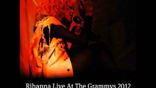 Rihanna We Found Love Live  The Grammys 2012 HQ Audio [upl. by Schaab]