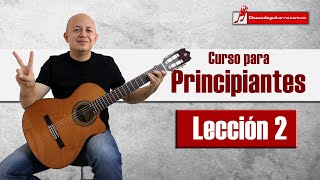 Curso de guitarra para principiantes Lección 2 Cambio de cuerdas y afinación [upl. by Sackville]