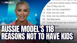 Aussie Models 118 Reasons Not To Have Children [upl. by Refinaj923]