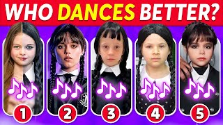 Who Dances Better Wednesday Dance Edition 🖤💃 Salish Matter Diana Like Nastya Skibidi [upl. by Leviram]