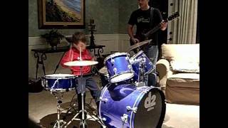 Wyatt Gillespie 6 year old drummer  Slow Ride by Foghat [upl. by Vickie790]