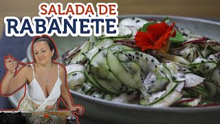 SALADA DE RABANETE PRÁTICA E DELICIOSA  COZINHATIVIDADE [upl. by Winnifred]