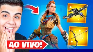 AO VIVO 🔴 ALOY HORIZON ZERO DAWN CHEGA AGORA NA LOJA DE ITENS  FORTNITE TEMPORADA 6 [upl. by Arrahs]