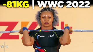 81kg World Weightlifting Championships 22 [upl. by Wivina]