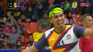 STL 2019  Johor Tigris lwn KL Thunder  21  Astro Arena [upl. by Rodrigo]