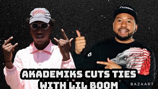 Akademiks CUTS TIES with Lil Boom after Walmart video shows PROOF hes GUILTY reaction [upl. by Notsahc554]