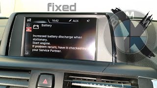 increased battery discharge when stationary on bmw FIX [upl. by Meara]