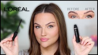 LOREAL TELESCOPIC LIFT MASCARA REVIEW 👀 [upl. by Scevor]