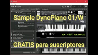 Sample Profesional DynoPiano  Korg 01W [upl. by Yrennalf]