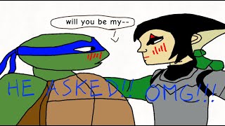 Leo asks Karai the big question  Leorai [upl. by Cirdet]