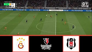 GALATASARAY VS BESIKTAS JK  TURKISH SL 20242025  FOOTBALL LIFE 2024 [upl. by Keeton]