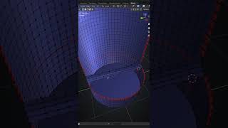 Blender Topology Exercise blender3d topology tutorial shorts [upl. by Hattie]