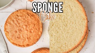 Génoise Sponge Cake quotGateau Épongequot Recette Facile pour Tous Vos Layer Cakes  Sweetly Cakes [upl. by Tteragram]