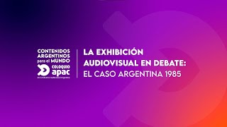 La exhibición audiovisual en debate el caso Argentina 1985 [upl. by Brose]