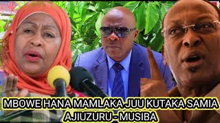 MUSIBA AMJIA JUU MBOWE APINGA KAULI YA KUTAKA RAIS SAMIA KUJIUZURU YUPO TAYARI KUIPAMBANIA TANZANIA [upl. by Jaimie]