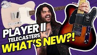 Fender Player II Series Telecasters  Upgraded For 2024 With Rosewood Boards New Colours amp More [upl. by Aserehc]