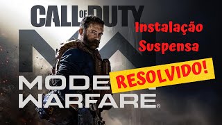 Erro de Instalação Suspensa COD MW PS5PTBR Como resolver [upl. by Jac504]