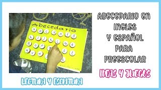 ENSEÑA EL ALFABETO EN INGLES Y ESPAÑOL JUGANDO  SUPER FÁCIL PARA PREESCOLAR [upl. by Nirda]