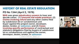 HISTORY OF REAL ESTATE REGULATION IN THE PHILIPPINES realestatereview realestatebroker [upl. by Occer580]