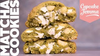 Matcha amp Macadamia New York Cookie Recipe  Matchadamia  Cupcake Jemma [upl. by Citron623]