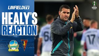 INTERVIEW  David Healy Postmatch vs PogoĹ„ Szczecin  27072023 [upl. by Angadresma]