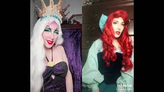 Jessica Felice 6 LittleMermaid Ursula Duet Disney Cosplay amp Lip Sync Dub Fun  SuperFan Land [upl. by Nowtna891]