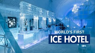 Worlds First Ice Hotel Jukkasjärvi Sweden  Aleeza Unveils [upl. by Erdied706]